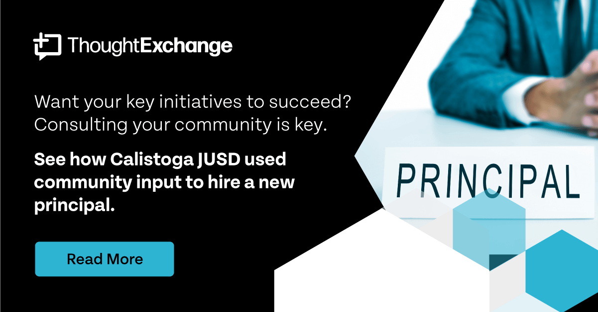 Calistoga JUSD Leverages Community Input to Guide New Principal Hire