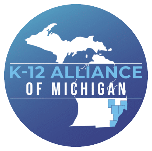 The K-12 Alliance of Michigan logo